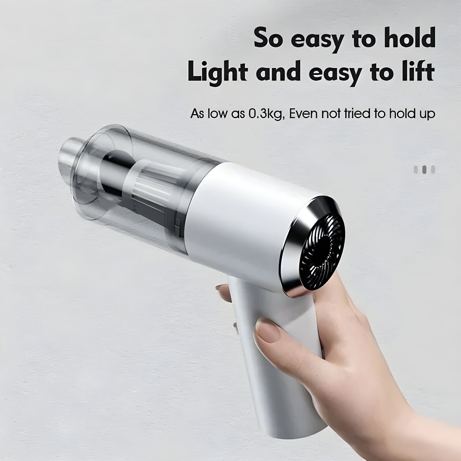 ✨ Cordless Handheld Vacuum | Powerful 9000Pa Suction 💨 | Lightweight & USB Rechargeable 🔋
