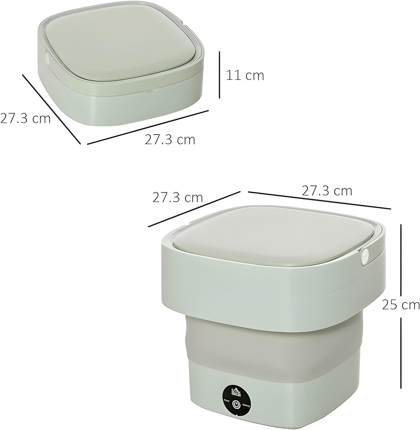 🧺✨ Foldable Mini Laundry Machine ✨🧼