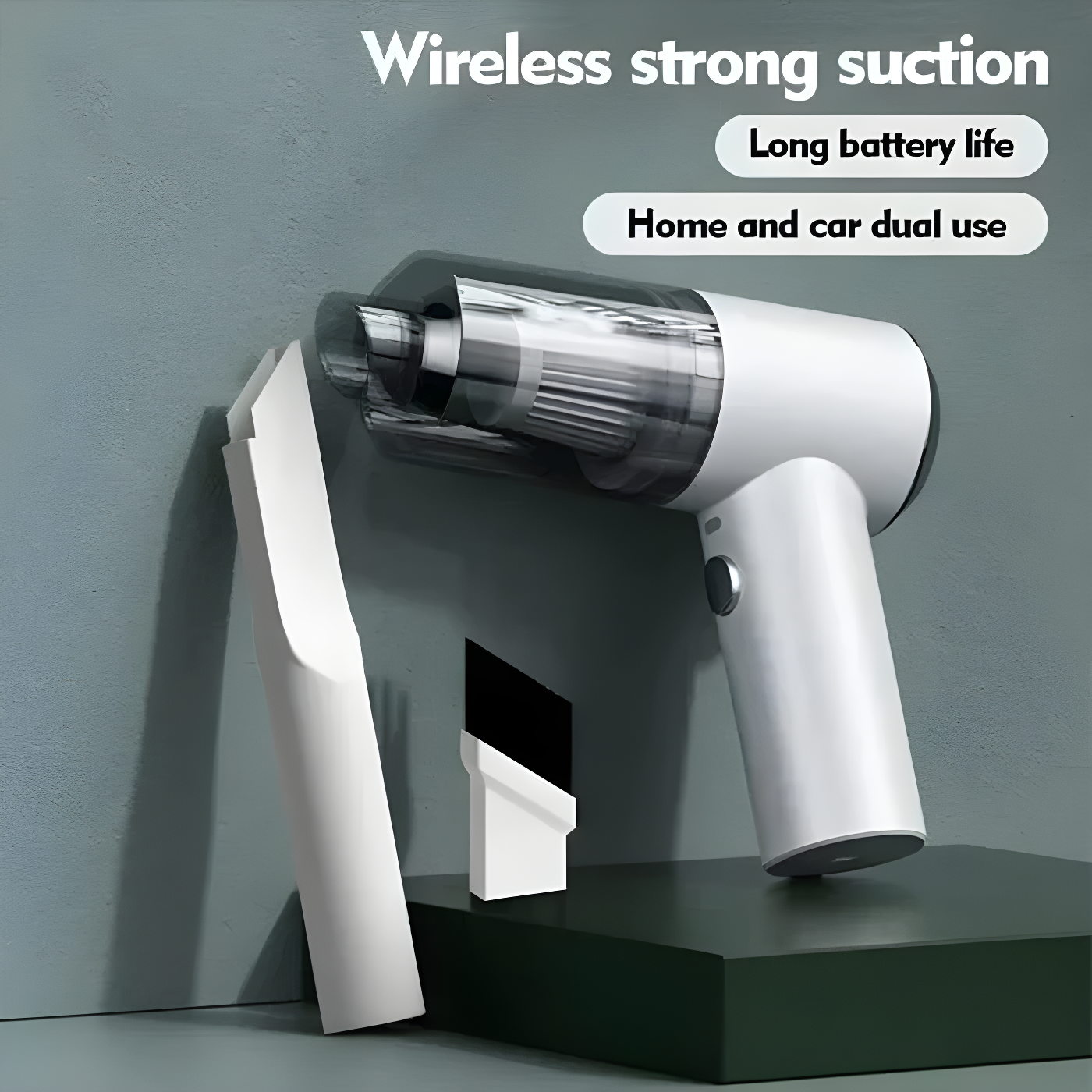 ✨ Cordless Handheld Vacuum | Powerful 9000Pa Suction 💨 | Lightweight & USB Rechargeable 🔋